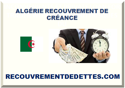 ALGÉRIE RECOUVREMENT DE CRÉANCE