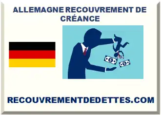 ALLEMAGNE RECOUVREMENT DE CRÉANCE 