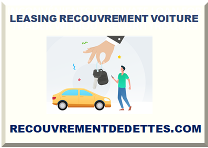 LEASING RECOUVREMENT VOITURE