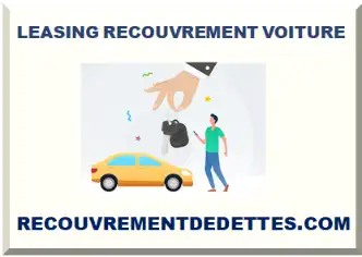 LEASING RECOUVREMENT VOITURE
